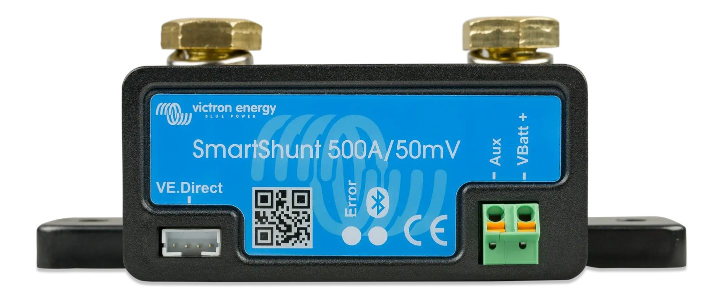 Victron SmartShunt 500 A / 50 mV | Moniteur de batterie Bluetooth précis Boutique Solaire Québec