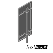 Support poteau vertical Fast-Rack VPM1-26 pour installation solaire au Québec
